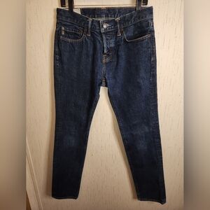 Men's 30x32 Abercrombie and Fitch Button Fly Skinny Jeans